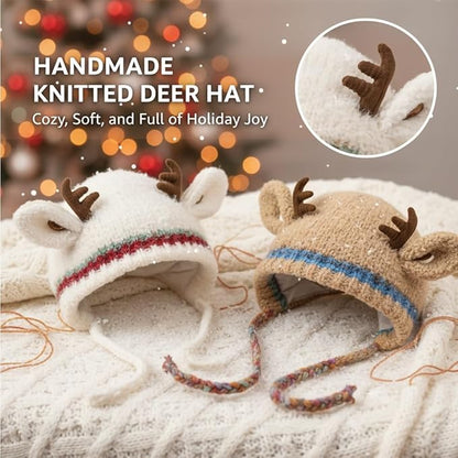 Cozy Reindeer Antler Hat™