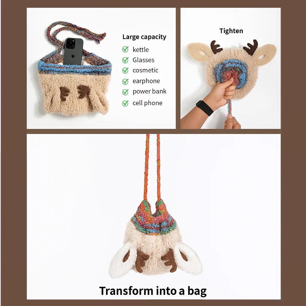 Cozy Reindeer Antler Hat™